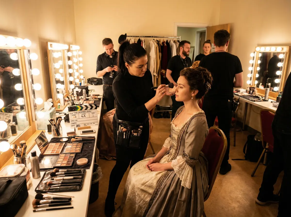 化妆造型师工作跟拍 - 影视幕后人才